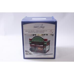 Yarn Shop Ceramic Building, Snow Village, Department 56, Holiday~ 250310-WH 1095
